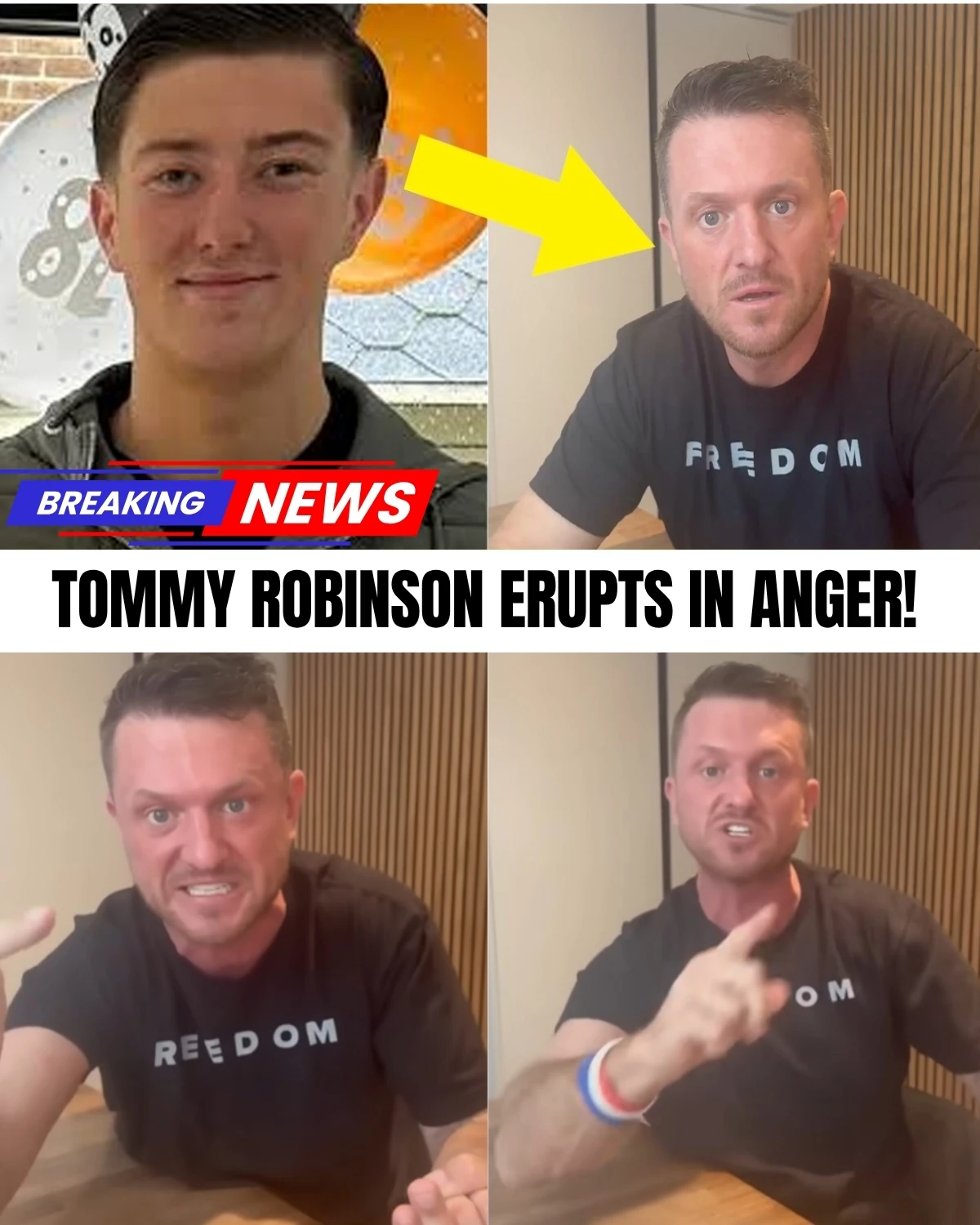 An absolute nightmare has just unfolded outside a police station! 😱 Right-wing activist Tommy Robinson has just launched a furious, unfiltered broadcast that is sending shockwaves across the entire nation!