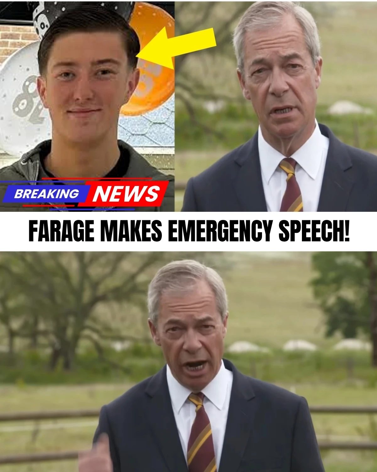 Nigel Farage has just dropped an absolute bombshell "emergency address" that is sending shockwaves straight through Downing Street! 🇬🇧💥 Taking aim directly at Keir Starmer, Farage used the tragic final words of Henry Nowak to expose what he calls a massive double standard in British society.