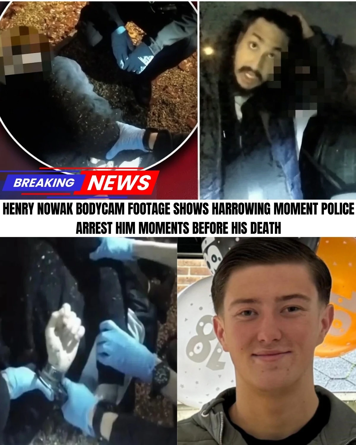 The nation is in absolute disbelief after Hampshire Constabulary finally authorized the release of the final moments of 18-year-old Henry Nowak.