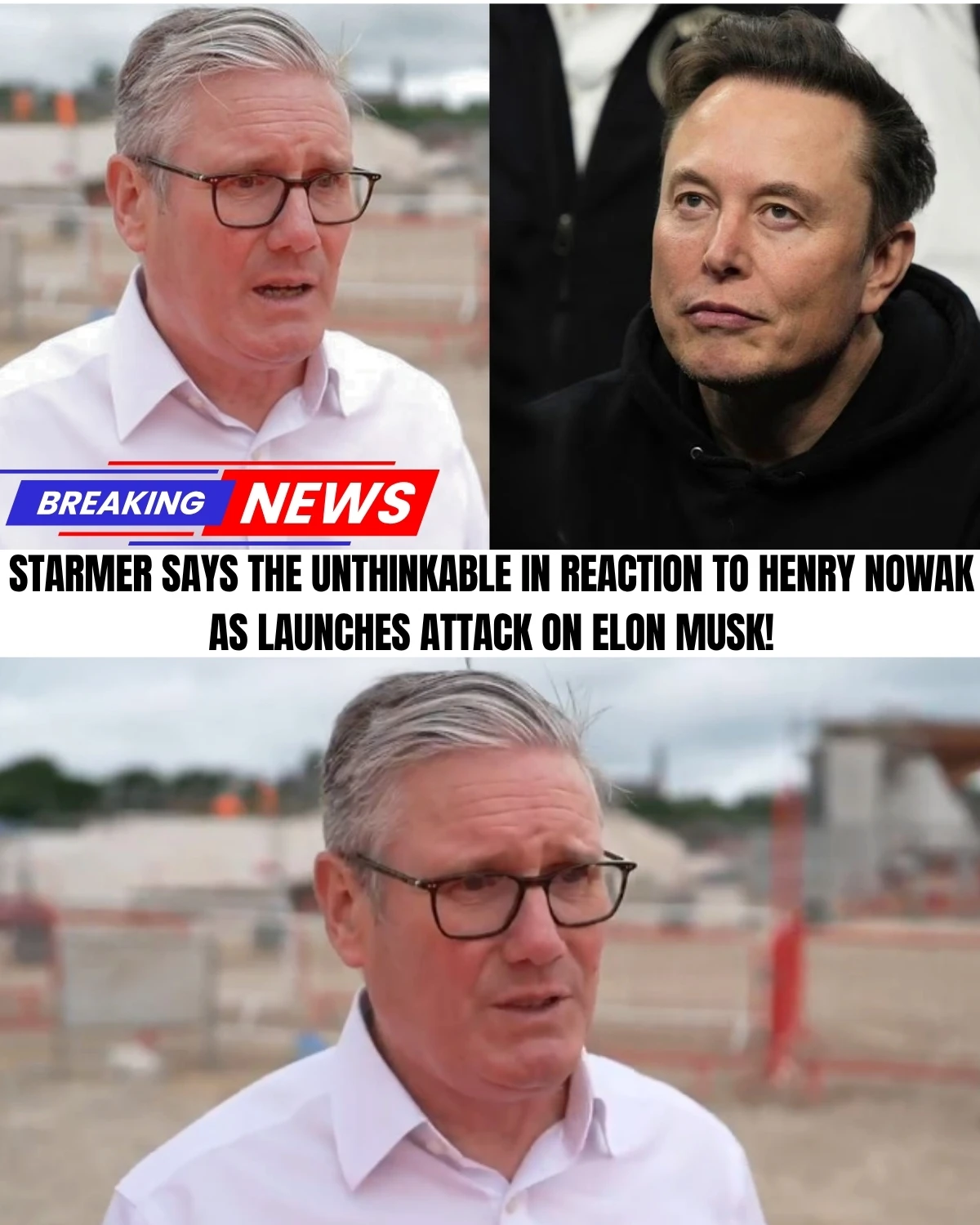 Things just exploded on live TV! 📺 PM Keir Starmer has officially declared war on tech billionaire Elon Musk, accusing him of actively "interfering" in UK politics!