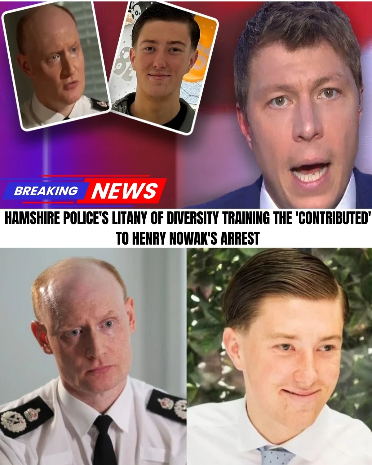 The entire nation is in absolute outrage after shocking details emerged about the heartbreaking passing of 18-year-old Henry Nowak! 💔 Furious demands for the immediate resignation of the Hampshire Police Chief are skyrocketing!