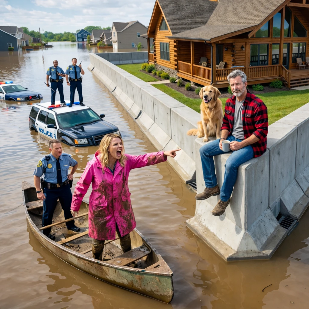 My HOA Called My Flood Wall an Eyesore—Then the Storm Sent Every Stolen Gallon Crashing Back Into the Creekside Mansions They Protected