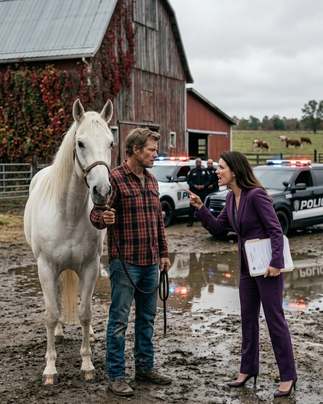 She Blocked the Only Road to My Ranch and Called the Cops—Then the Officer Read One Federal Document and Her Gate Empire Collapsed