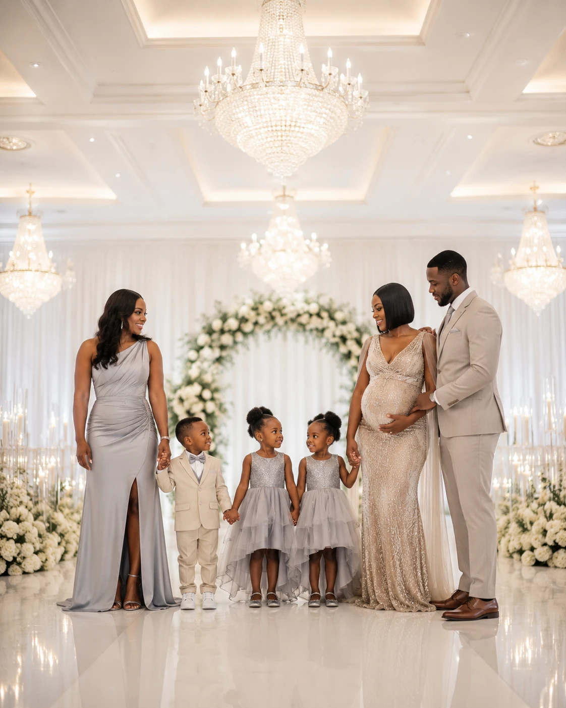He Invited His Ex wife For His Baby Shower To Parade Her As A Failure, But She Came With Quadruplets.352