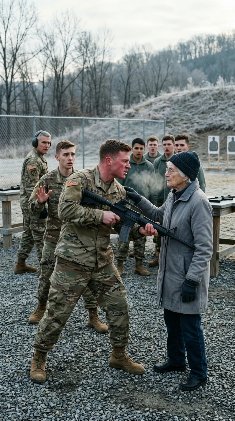 Ma’am, Step Away From the Firing Line Before You Hurt Yourself The Young Sergeant’s Voice Cracked Across the Range