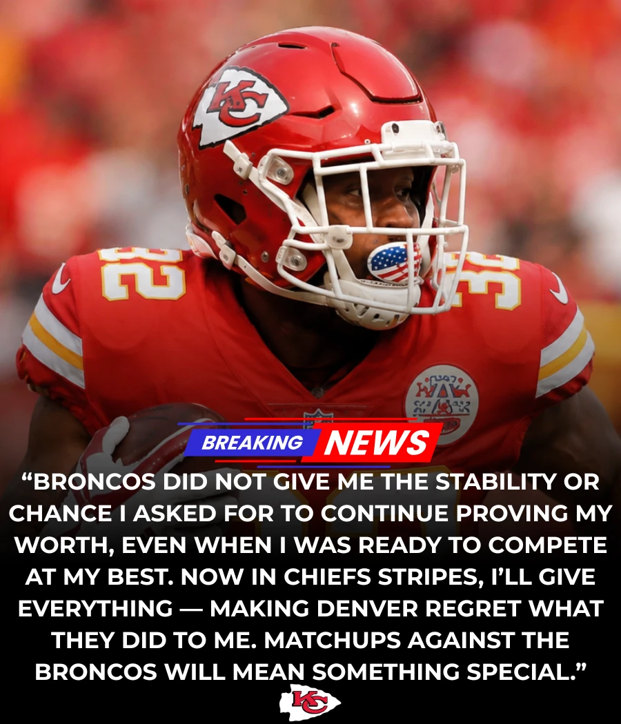 Former Broncos Fan‑Favorite Joins Chiefs After Being Released, Sends Message Vowing to Revenge Denver Twice a Year – The Reason Behind His Resentment Gains Sympathy from AFC West Nation