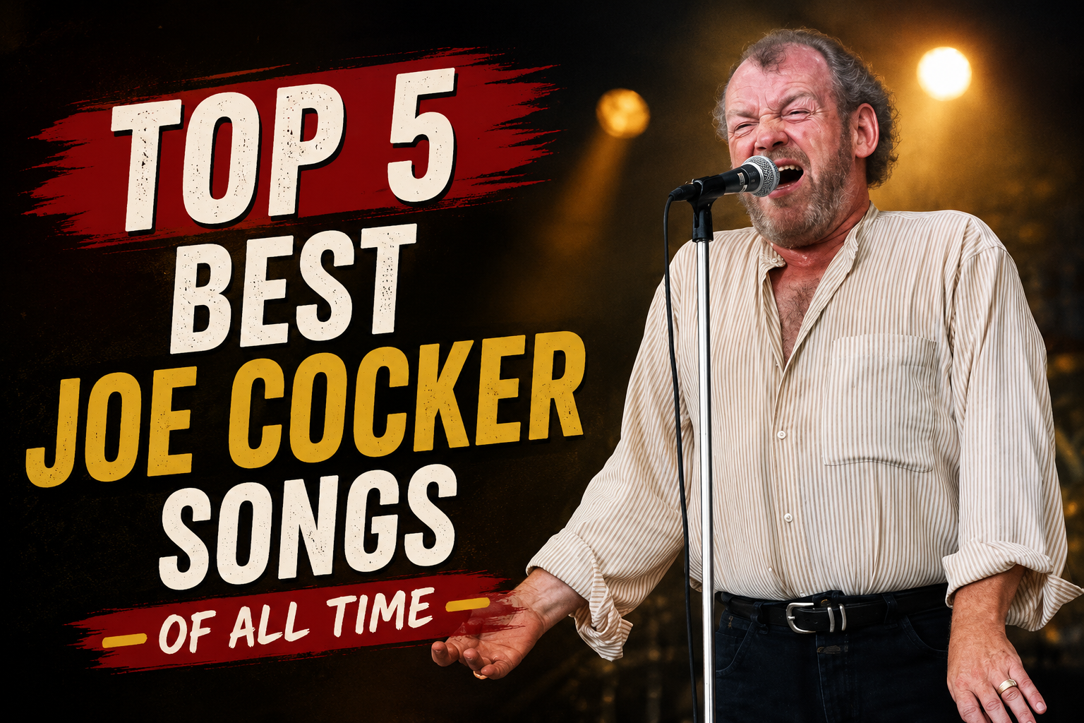 Top 5 Joe Cocker Songs That Defined His Legendary Career