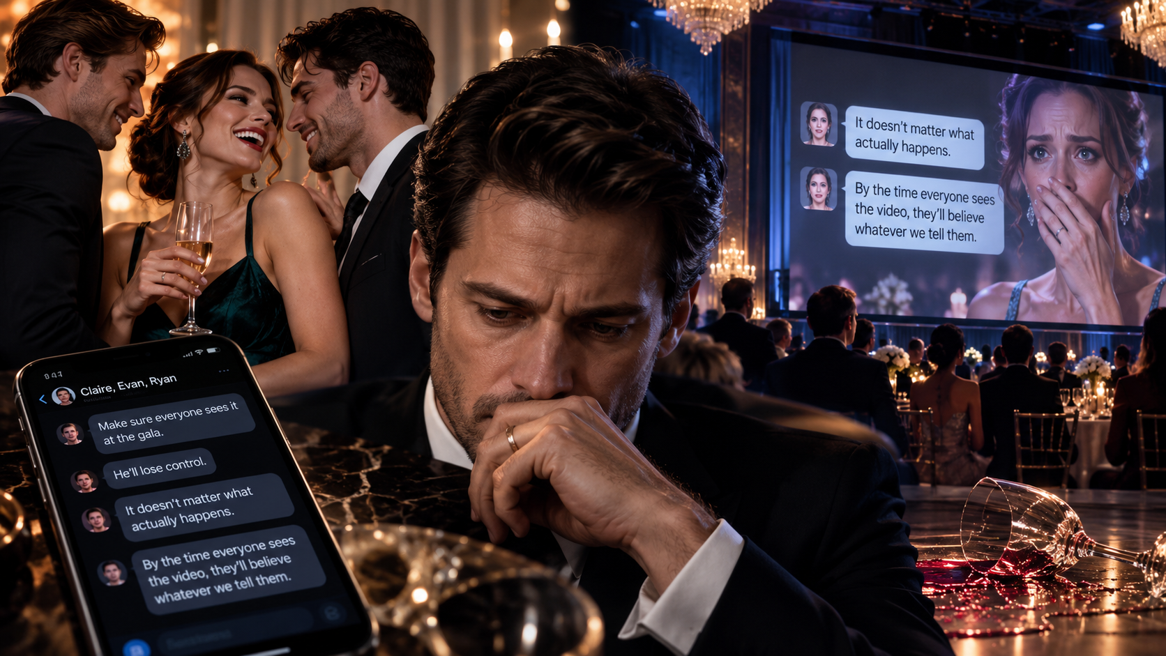 The Final Toast: A Marriage Betrayal Planned for an Audience