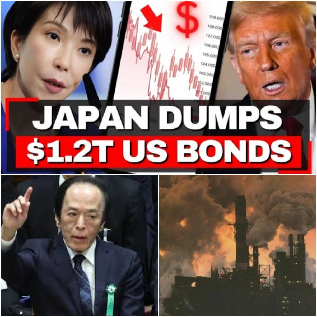 🚨 FINANCIAL TIME BOMB — Japan Dumps $1.2T in US Bonds! 🇯🇵🇺🇸📉 - aaaaa