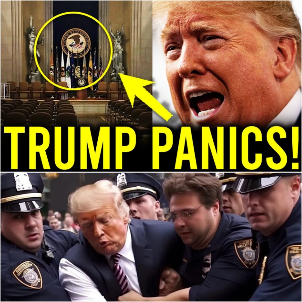 🚨 TRUMP PANICS — Court Signals Arrest Over Epstein Files! 📉⚡