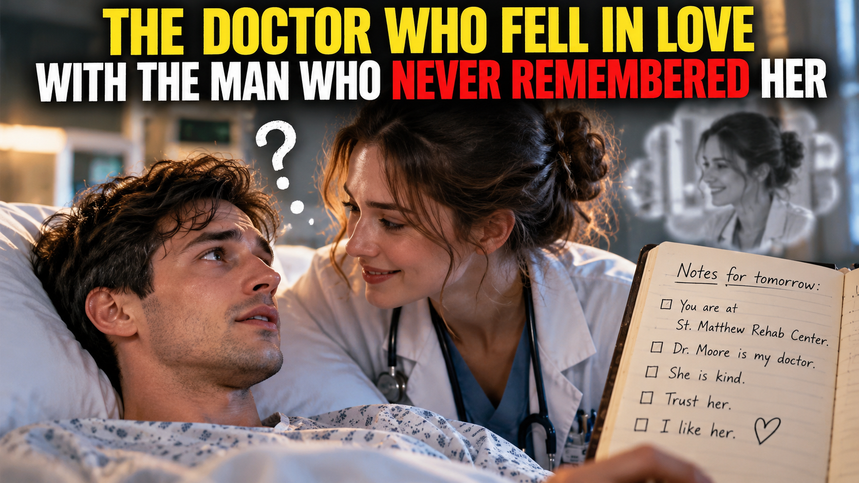 THE DOCTOR WHO FELL IN LOVE WITH THE MAN WHO NEVER REMEMBERED HER