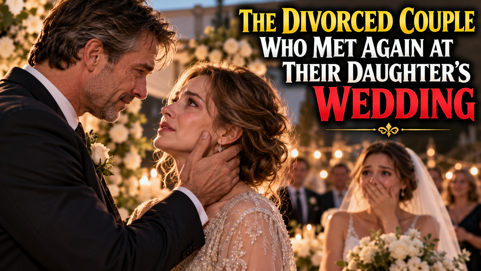 THE DIVORCED COUPLE WHO MET AGAIN AT THEIR DAUGHTER’S WEDDING