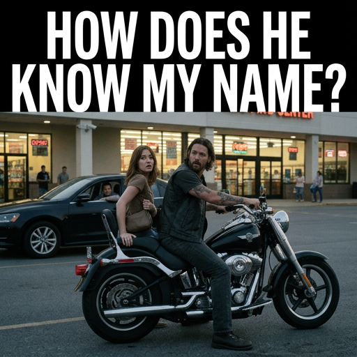 THE GIRL JUMPED ON A STRANGER’S MOTORCYCLE AND YELLED “GO!”