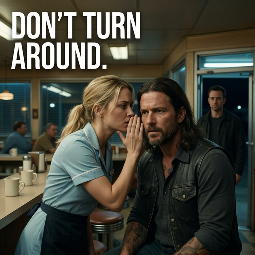 THE WAITRESS SLAPPED THE BIKER THEN WHISPERED “DON’T TURN AROUND”