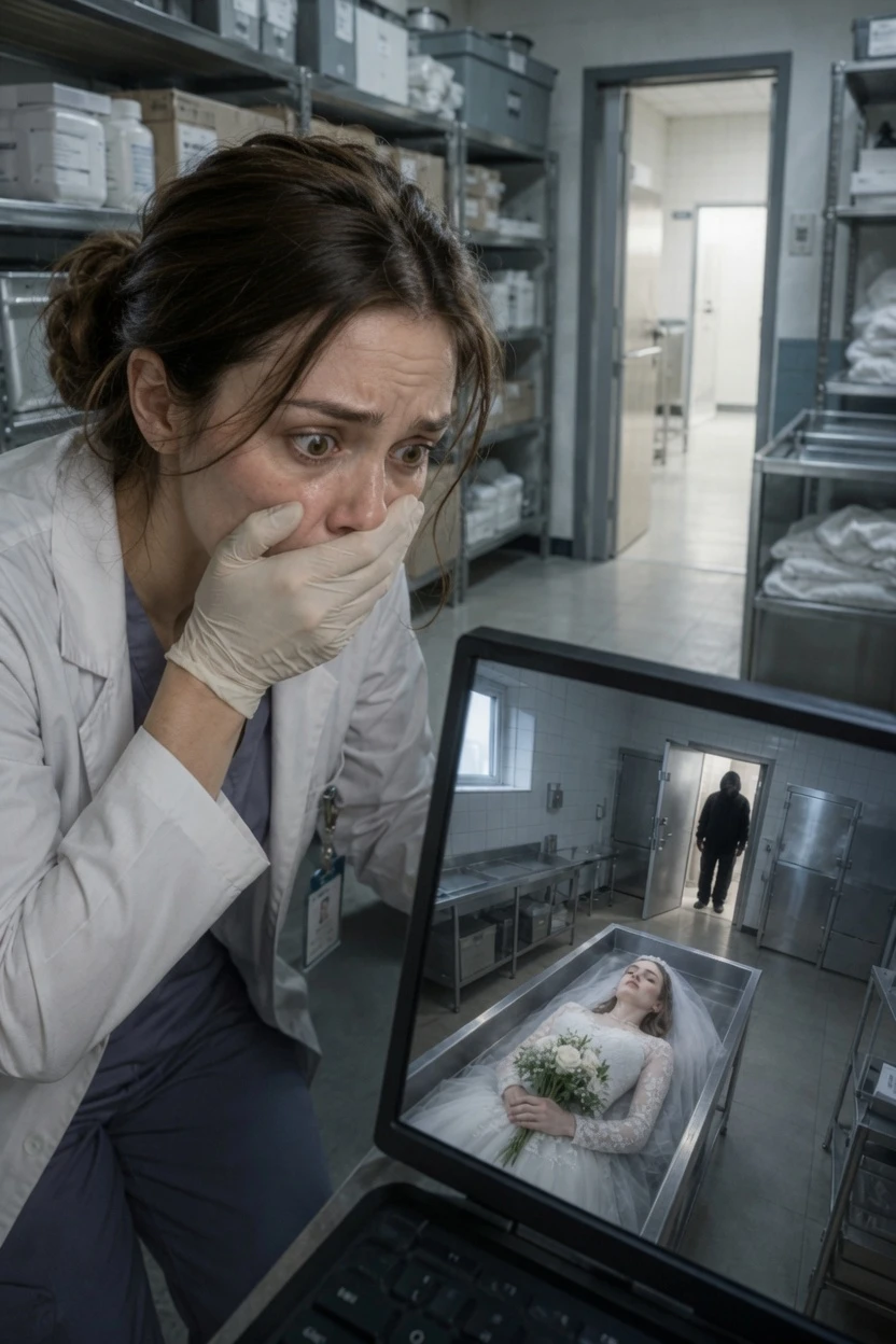 The Bride Came to the Morgue in Her Wedding Dress. By Morning, Everyone Learned She Had Never Been the Victim.