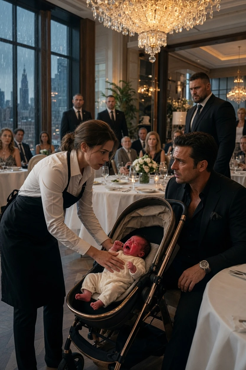 The Baby Wouldn’t Stop Screaming. Then The Waitress Told The Billionaire The Truth.