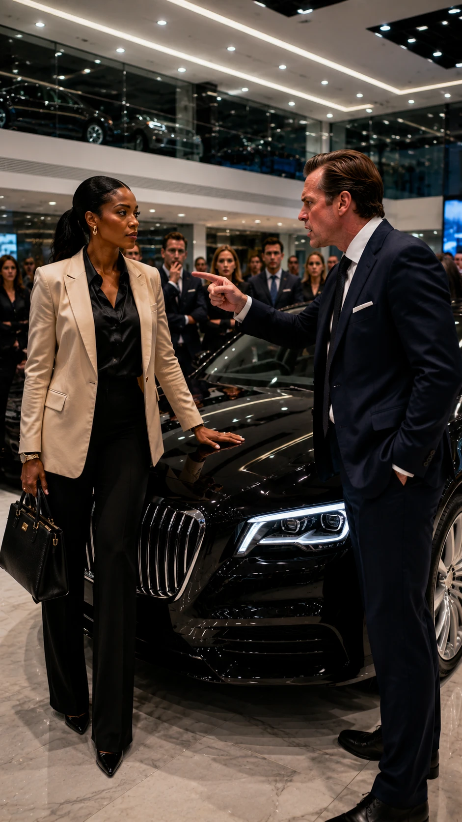 She Walked Into The Showroom As A Stranger. She Left As The Woman Who Owned Their Silence.