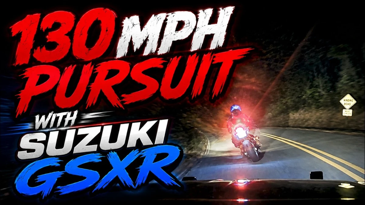 Suzuki GSXR Takes Georgia State Patrol On 130MPH Pursuit !