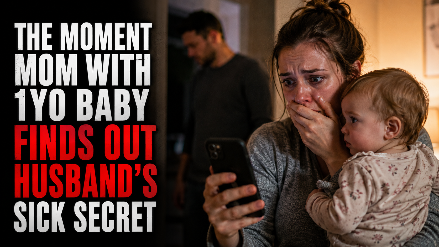 The Moment Mom With 1yo Baby Finds Out Husband’s Sick Secret