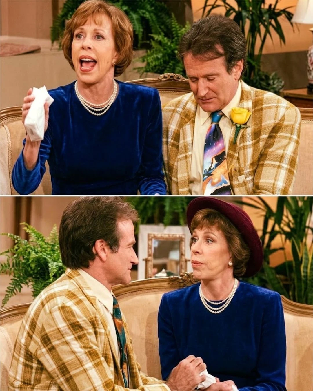 BHG.Carol Burnett Tried to Keep a Straight Face at a Funeral... But Robin Williams Had Other Plans!