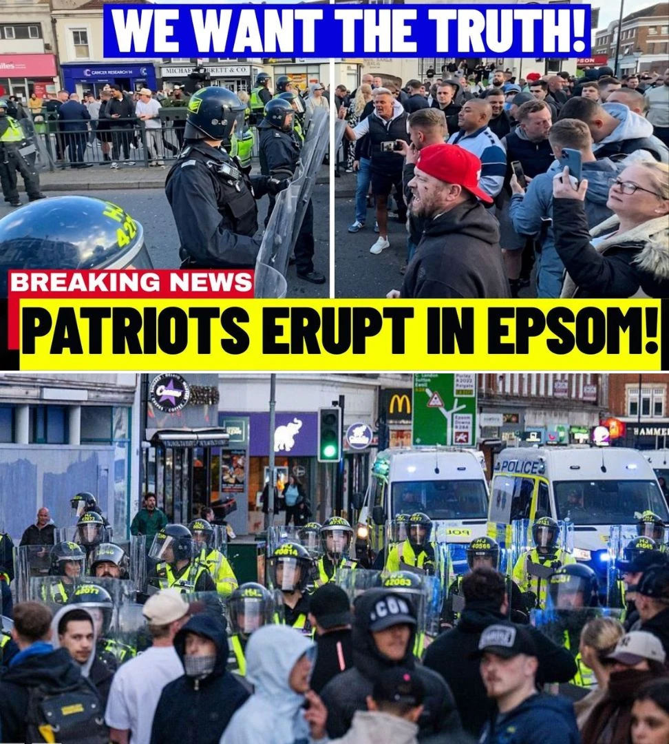 British Patriots ERUPT In Epsom Demanding The Truth About The Recent Rape Incident