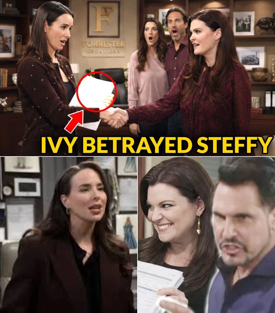 Ivy's Betrayal of the Forrester Family Following Steffy's Firing and Alliance with Katie in B&B Spoilers