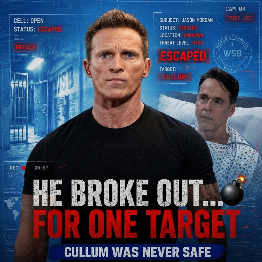 JASON BREAKS OUT OF WSB…  AND RETURNS TO PORT CHARLES TO FINISH CULLUM