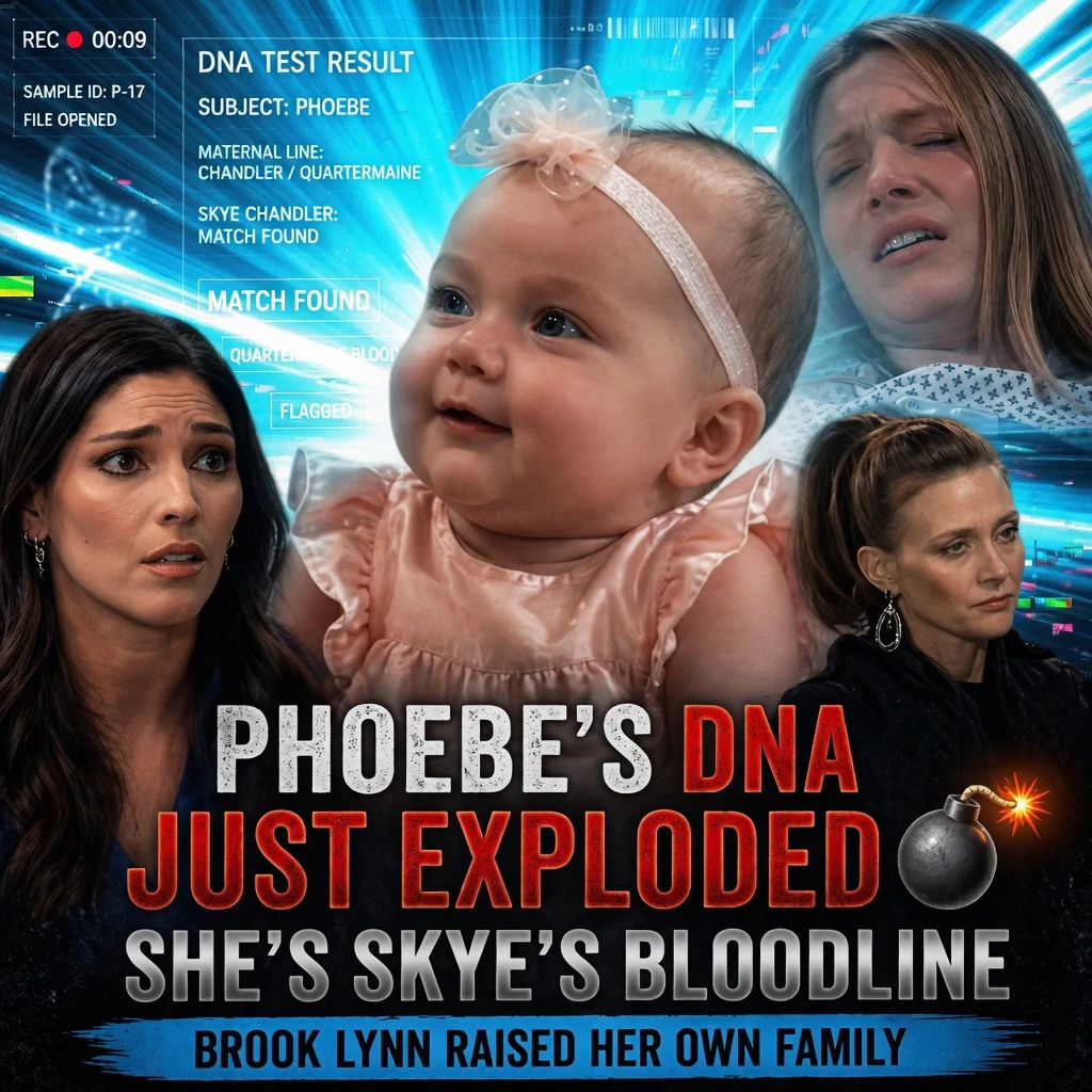 BABY PHOEBE’S DNA BOMBSHELL EXPLODES SHE’S A QUARTERMAINE BY BLOOD — AND BROOK LYNN NEVER KNEW