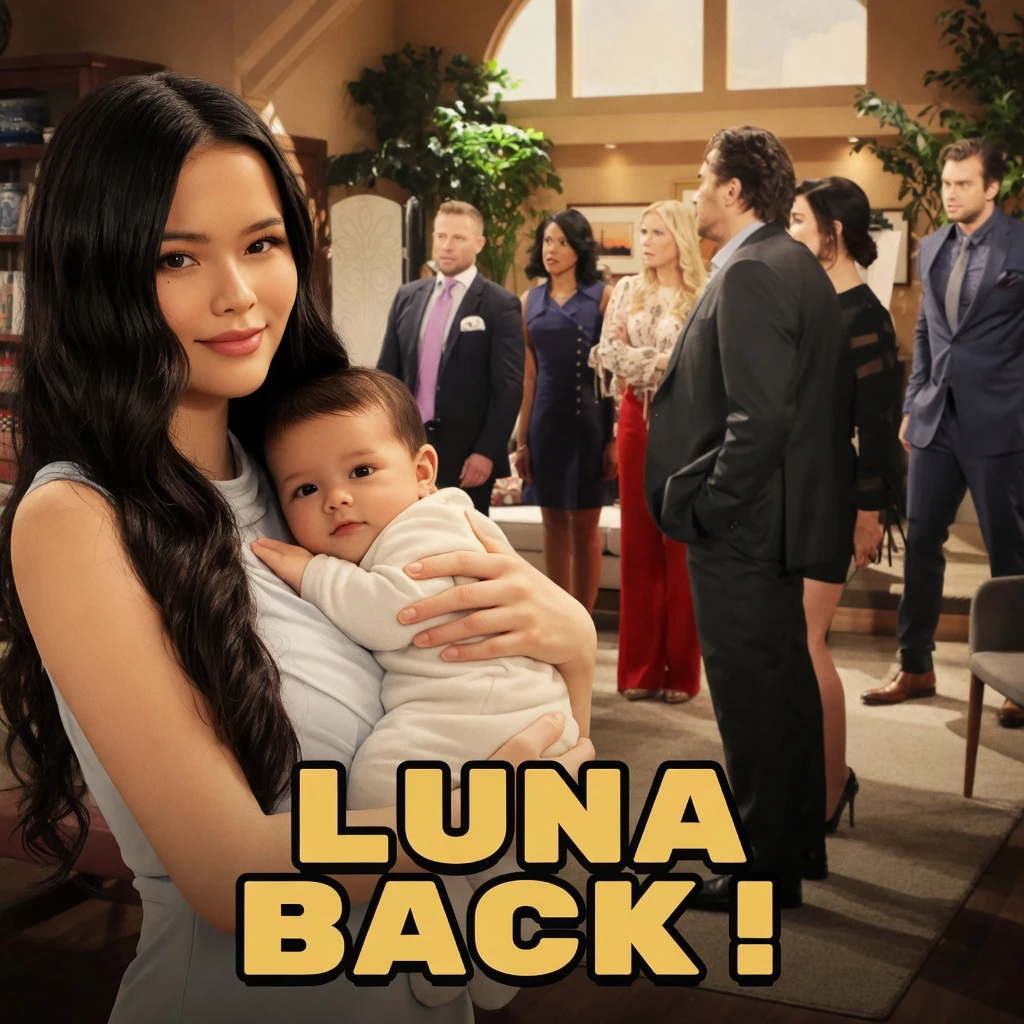 Luna Makes a Surprise Appearance at Forrester Creations Carrying a Baby B&B Spoilers
