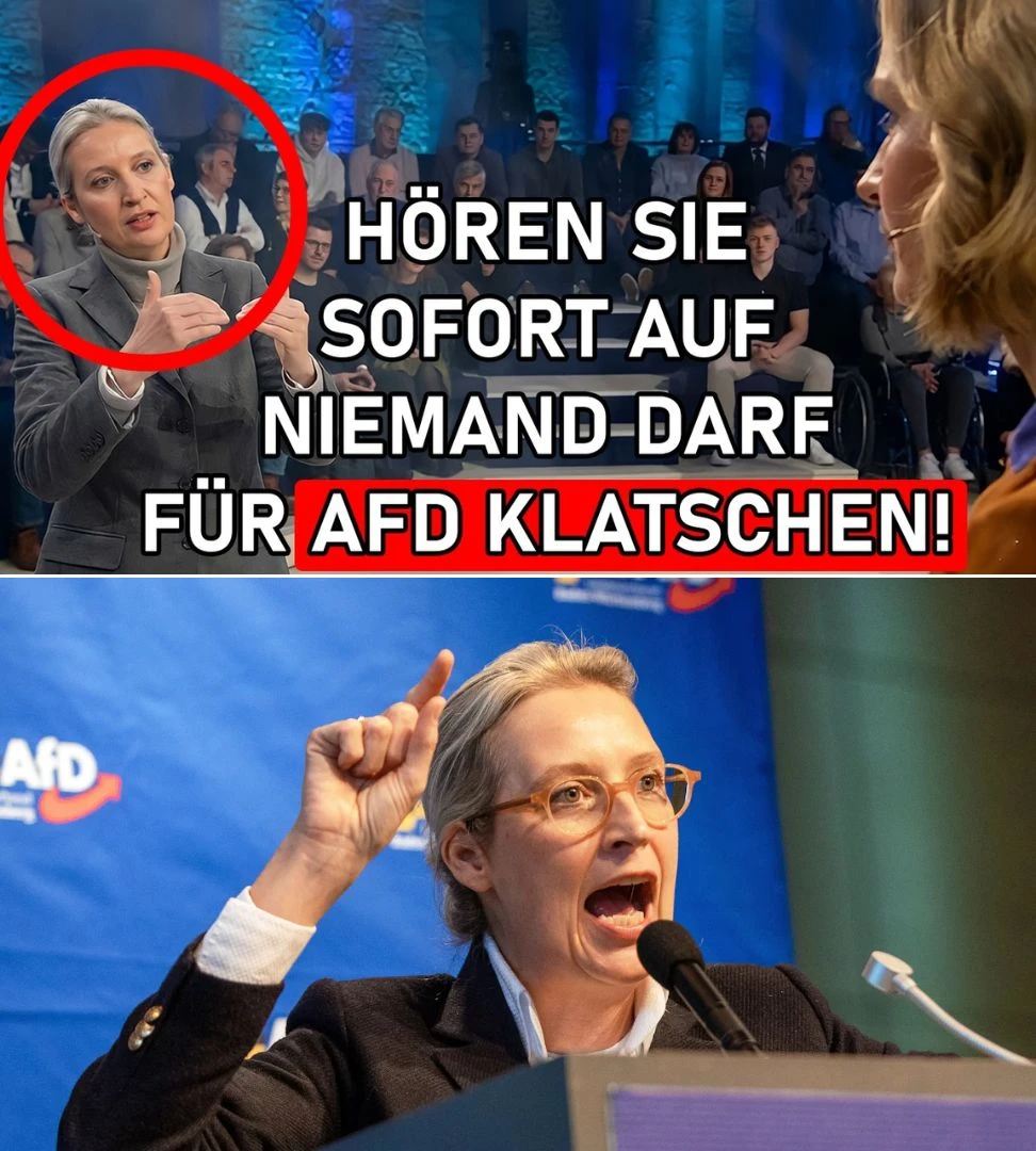 Studio eskaliert: Beifall für AfD lässt Moderatorin sprachlos zurück