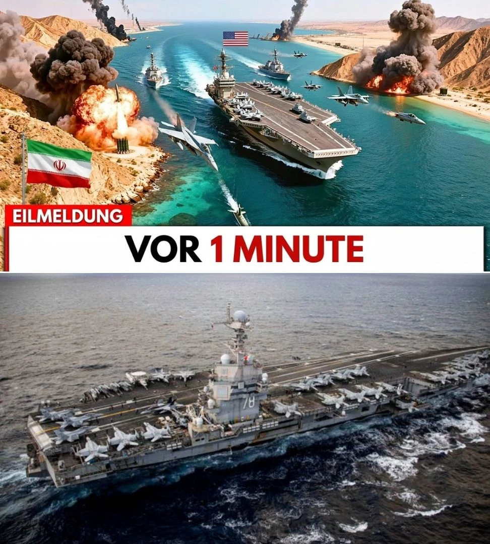 USS Gerald Ford durchquerte die Straße von Hormus während Iran 72 Stunden eine Falle vorbereitete