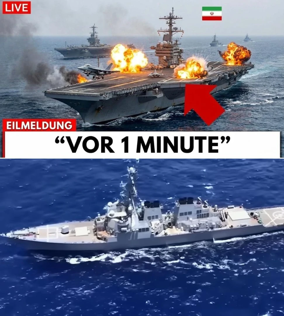 Iranische Streitkräfte trafen die USS Lincoln viermal binnen 31 Minuten, die Blockade blieb bestehen.