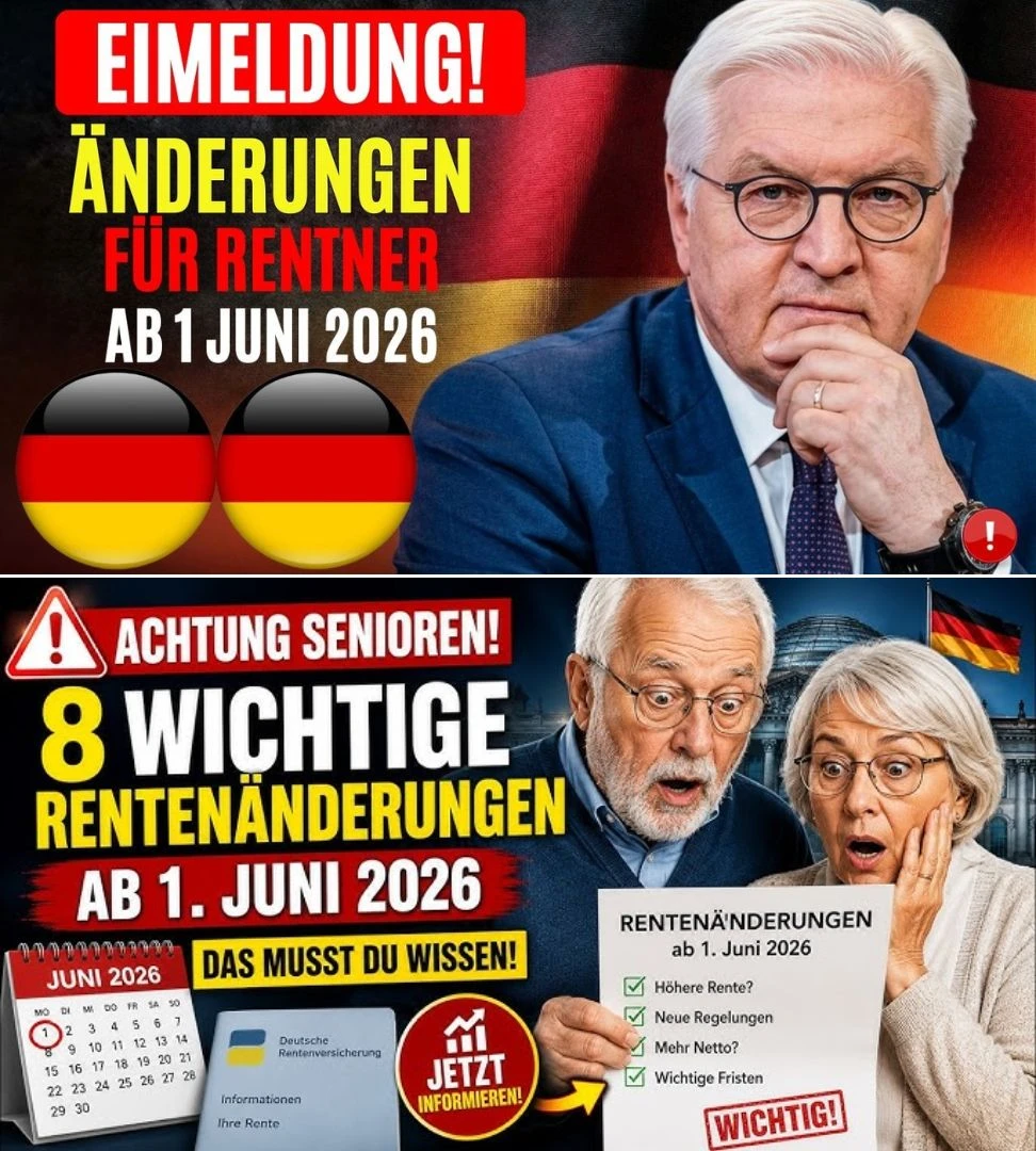 Achtung Senioren Acht große Rentenänderungen ab Juni 2026 die Sie kennen müssen