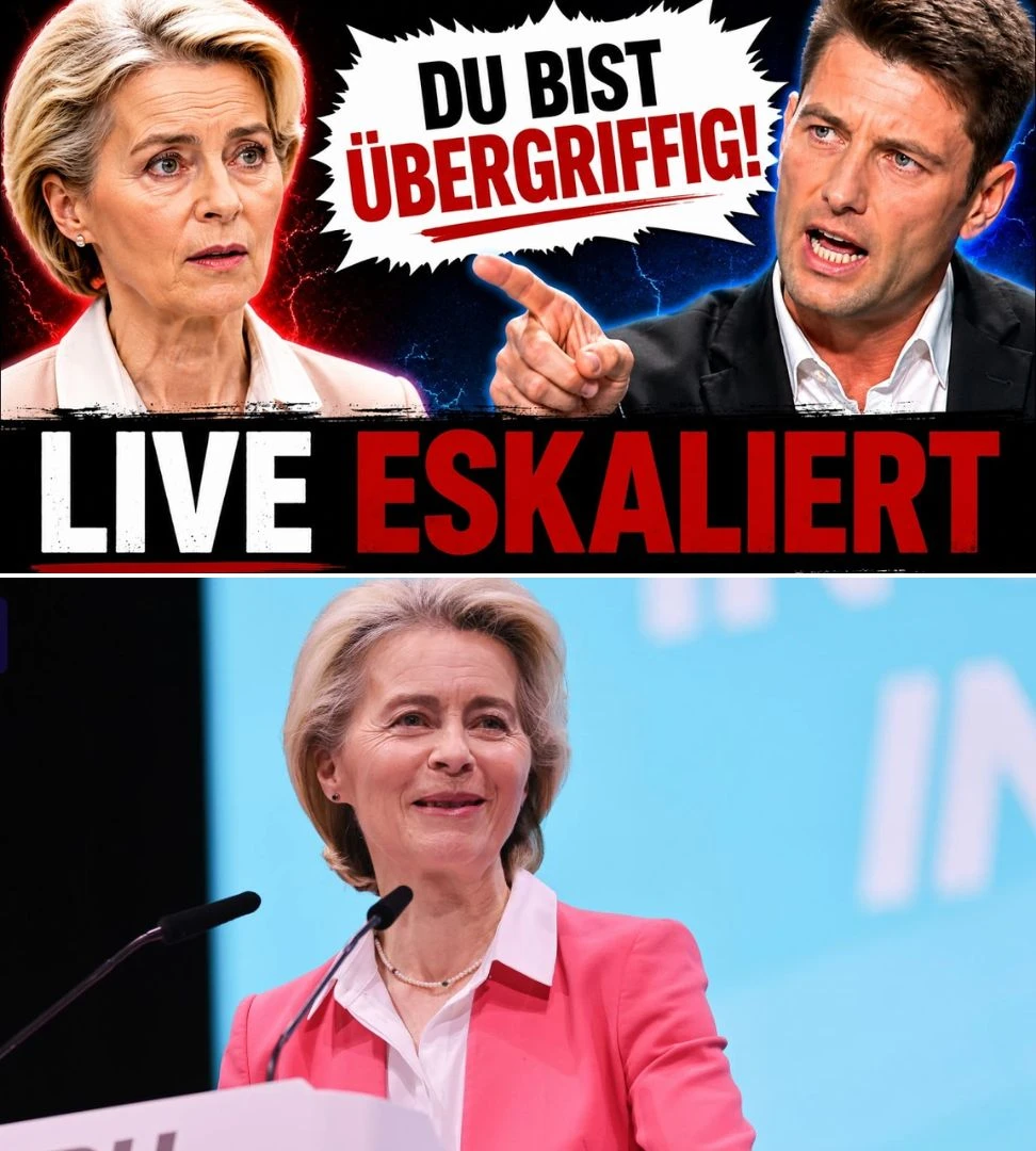 AfD-Gast demütigt von der Leyen so sehr, dass sogar der Moderator panisch reagiert