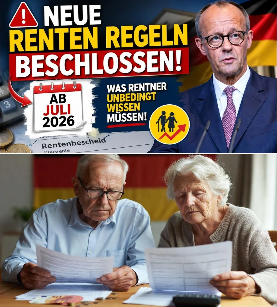 Neue Rentenregeln beschlossen Was Rentner ab Juli 2026 wissen müssen