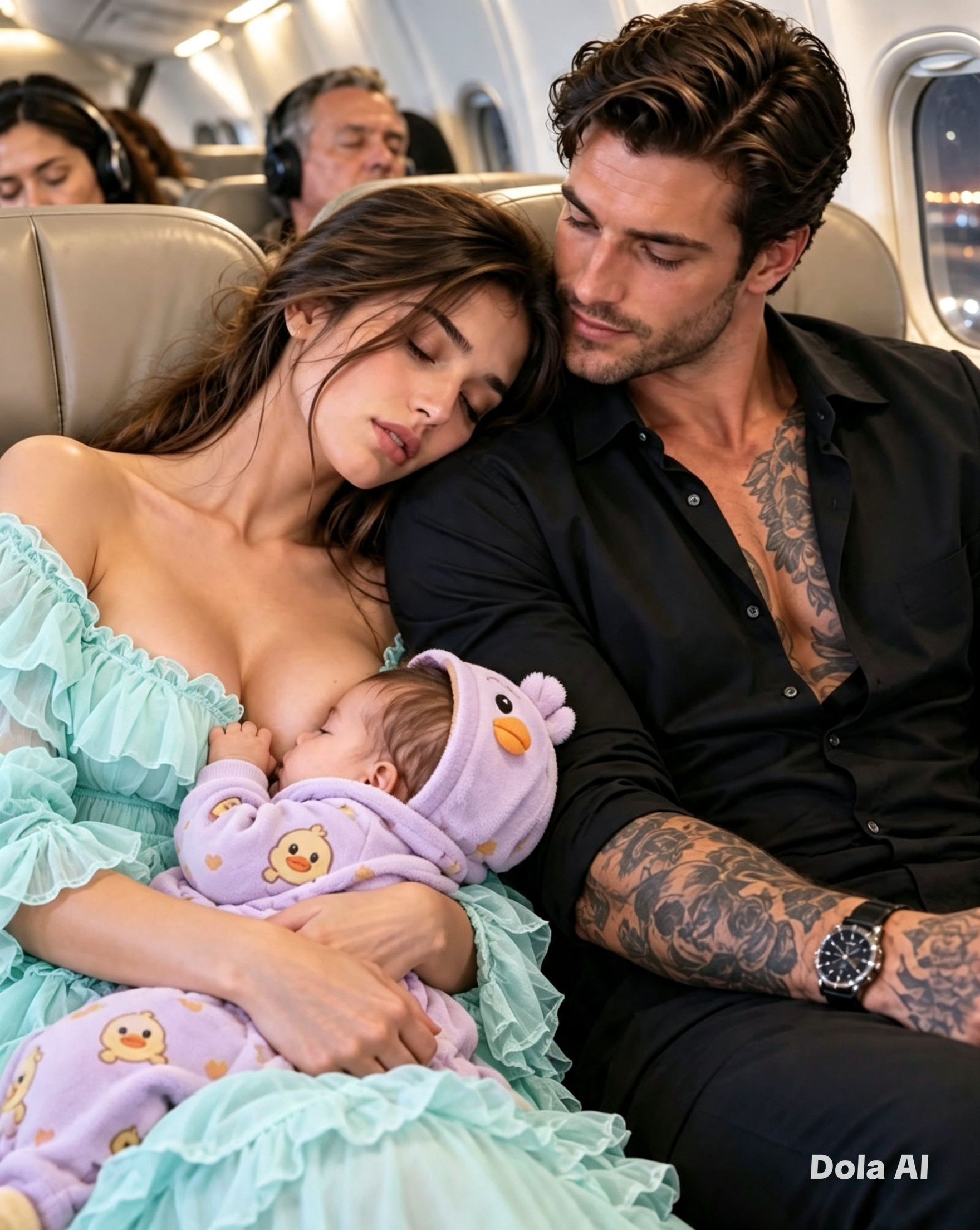 Full story: My six-month-old daughter was screaming on a red-eye flight when a passenger told me t1