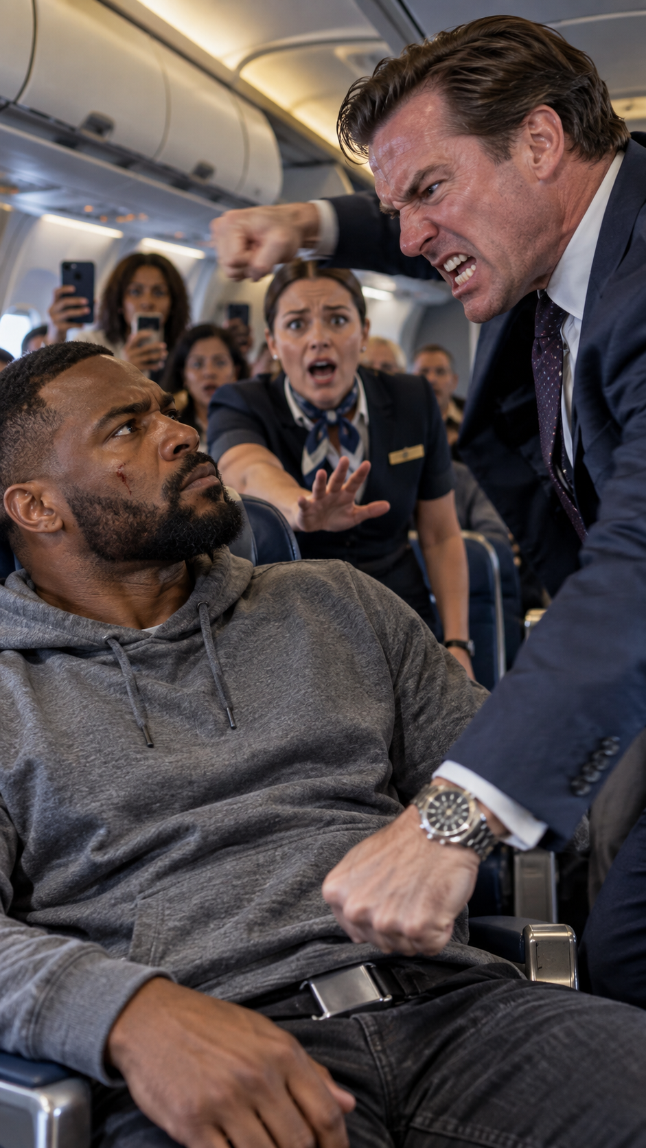 FULL STORY: The first punch happened at 30,000 feet. N04