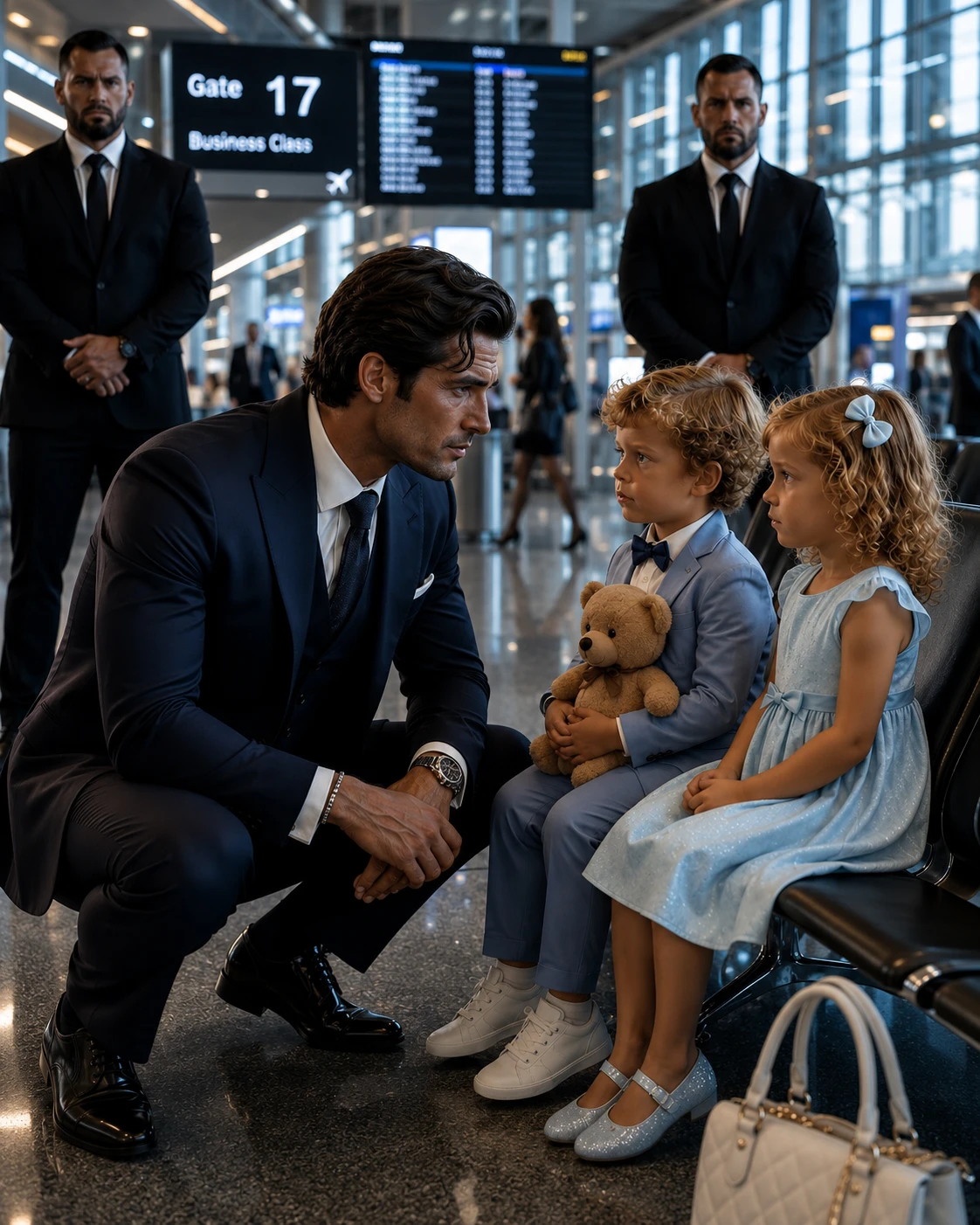 Part 2: Two five-year-old twins were left on a bench at O’Hare without a kiss, without a goodbye, and without anyone turning back to see if they were crying t1