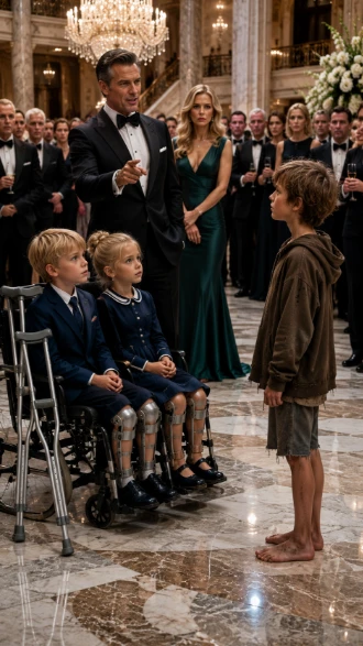 The Billionaire Mocked the Boy Who Asked to Touch His Twins. By Midnight, the Truth About Their Accident Had Destroyed Him. L007