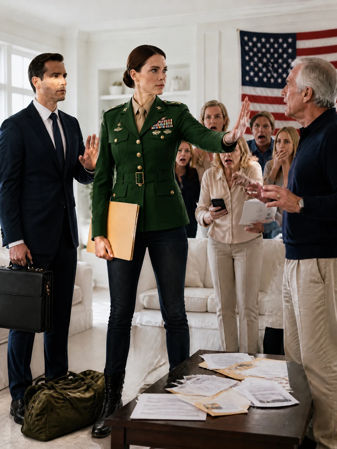 full story : I looked my father dead in the eye and delivered a final warning: "If your wife says one more word about my military savings, the polite talk is over. n001