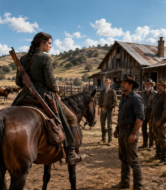 She Rode Into a Dying Ranch With Her Father’s Secrets Hidden Beneath the Saddle. By Sunrise, the Man Hunting Her Would Discover the Ranch Had Been Waiting for Him Too. 009