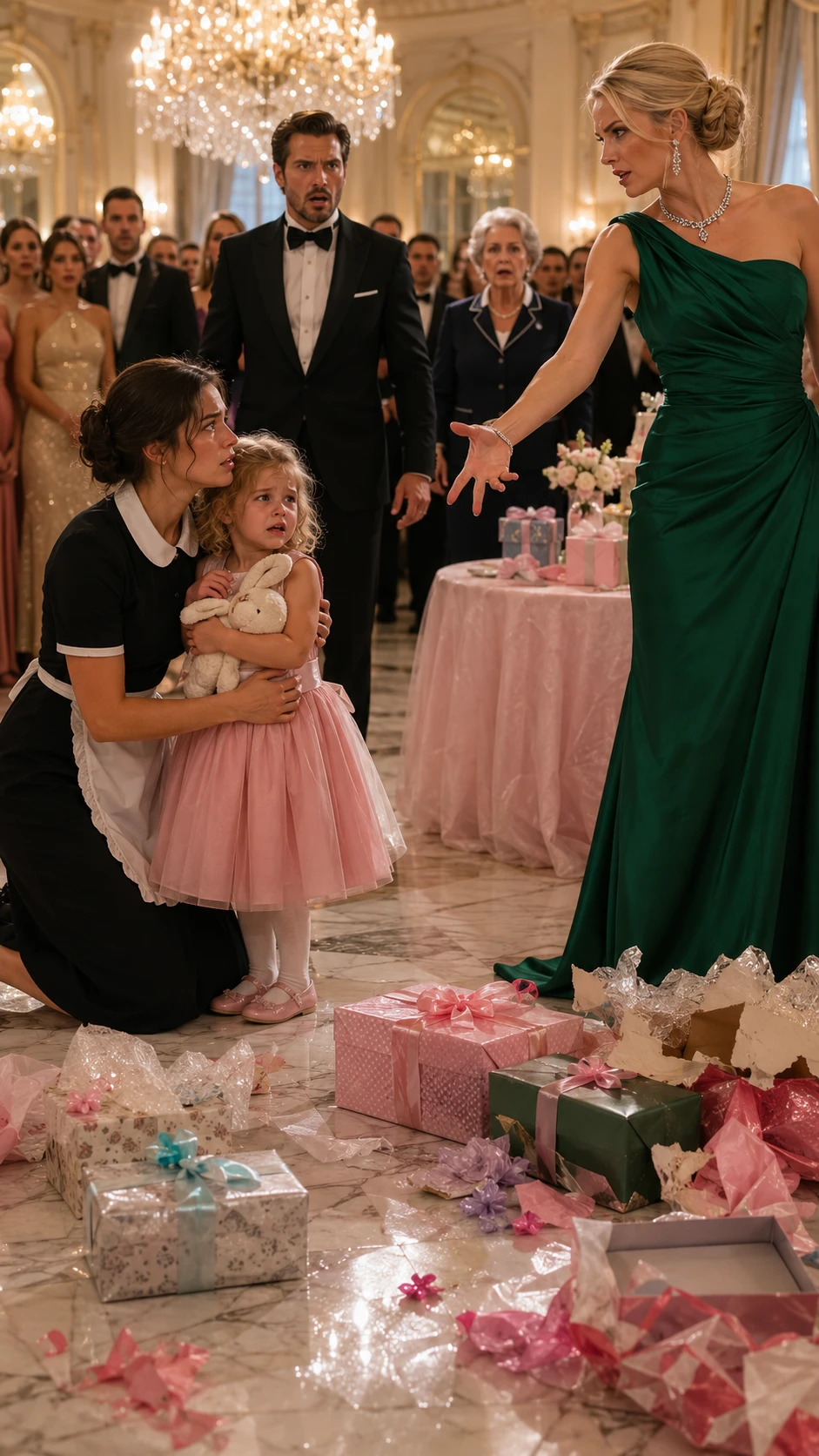 The Billionaire’s Fiancée Destroyed a Maid’s Little Girl’s Birthday in Front of Everyone. The Final Gift Proved the Child Had Been Invited for a Reason. L007