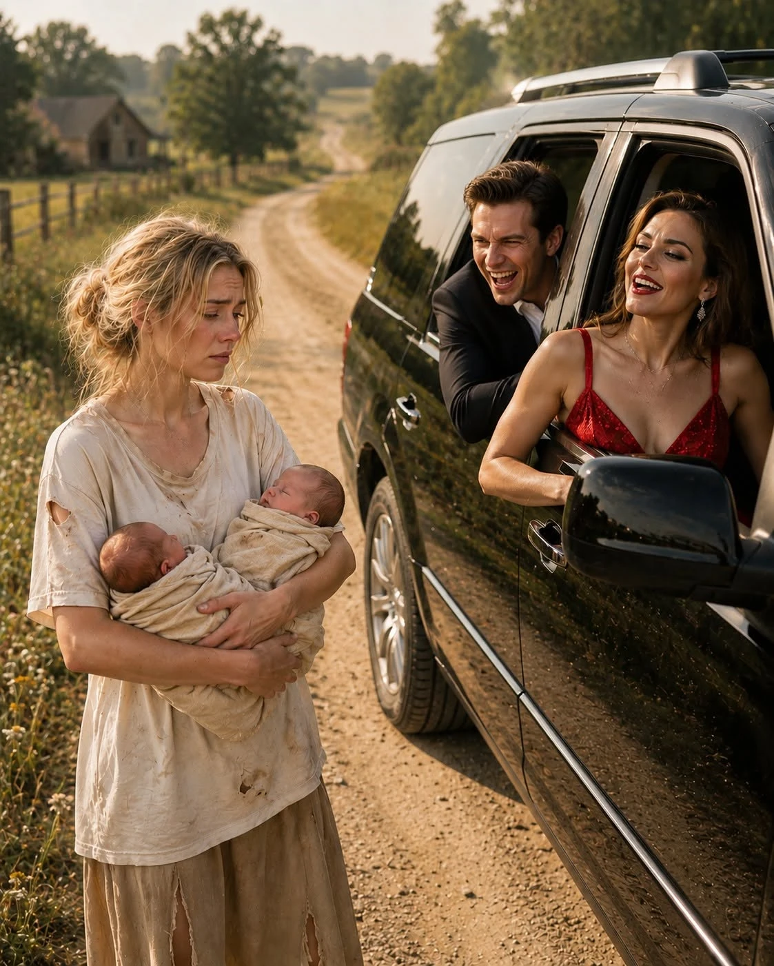 Cover of I Found My Ex-Wife Carrying Twin Babies on a Lonely Road—Then I Discovered Why She Never Told Me They Were Mine