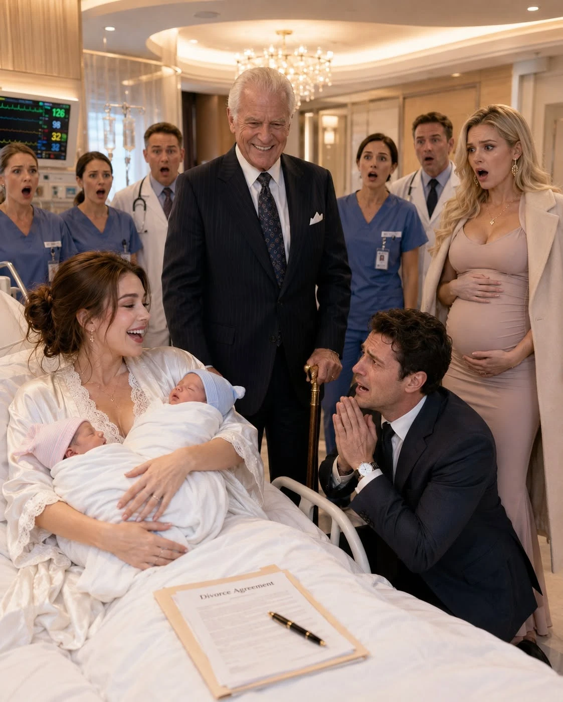 Cover of My Husband Brought His Mistress to the NICU and Handed Me Divorce Papers—Then One Phone Call Wiped the Smirk Off His Face