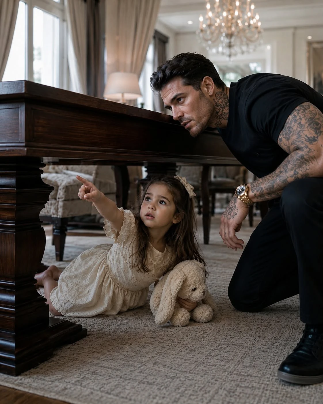 Cover of A Six-Year-Old Maid’s Daughter Found a Bomb Under the Mafia Boss’s Desk—Then He Claimed Her and Her Mother in Front of Five Dons