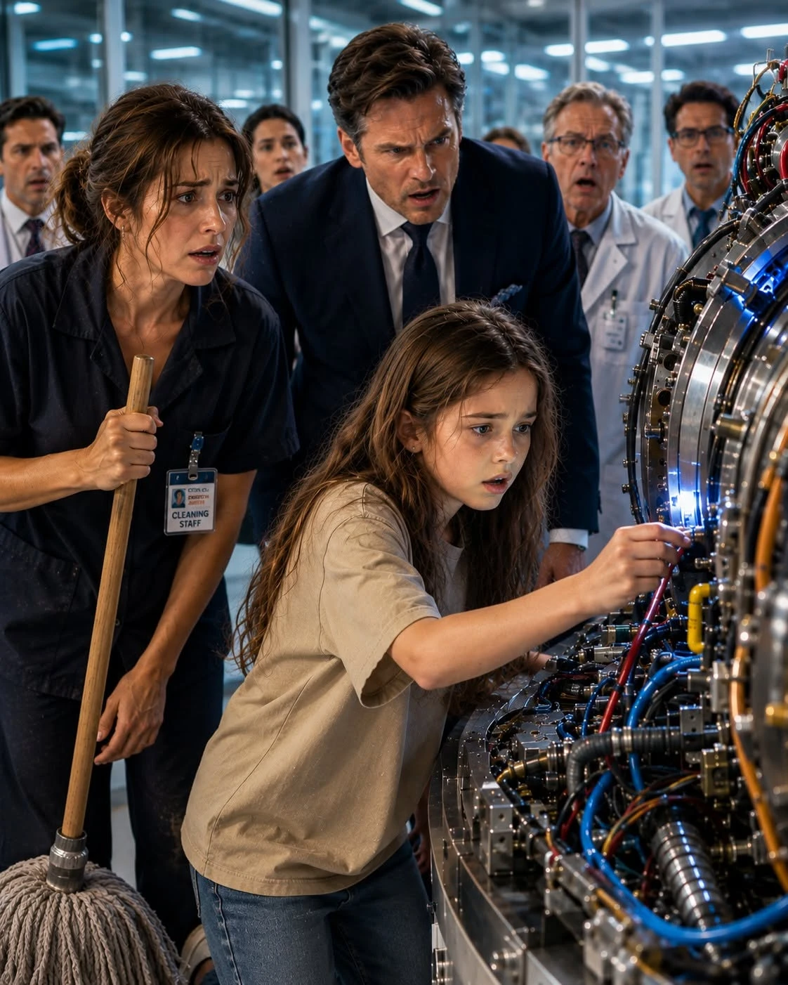 Cover of A Billionaire Mocked a Janitor With a $100 Million Challenge—Then Her 10-Year-Old Daughter Fixed the $2 Billion Engine His Best Scientists Couldn’t