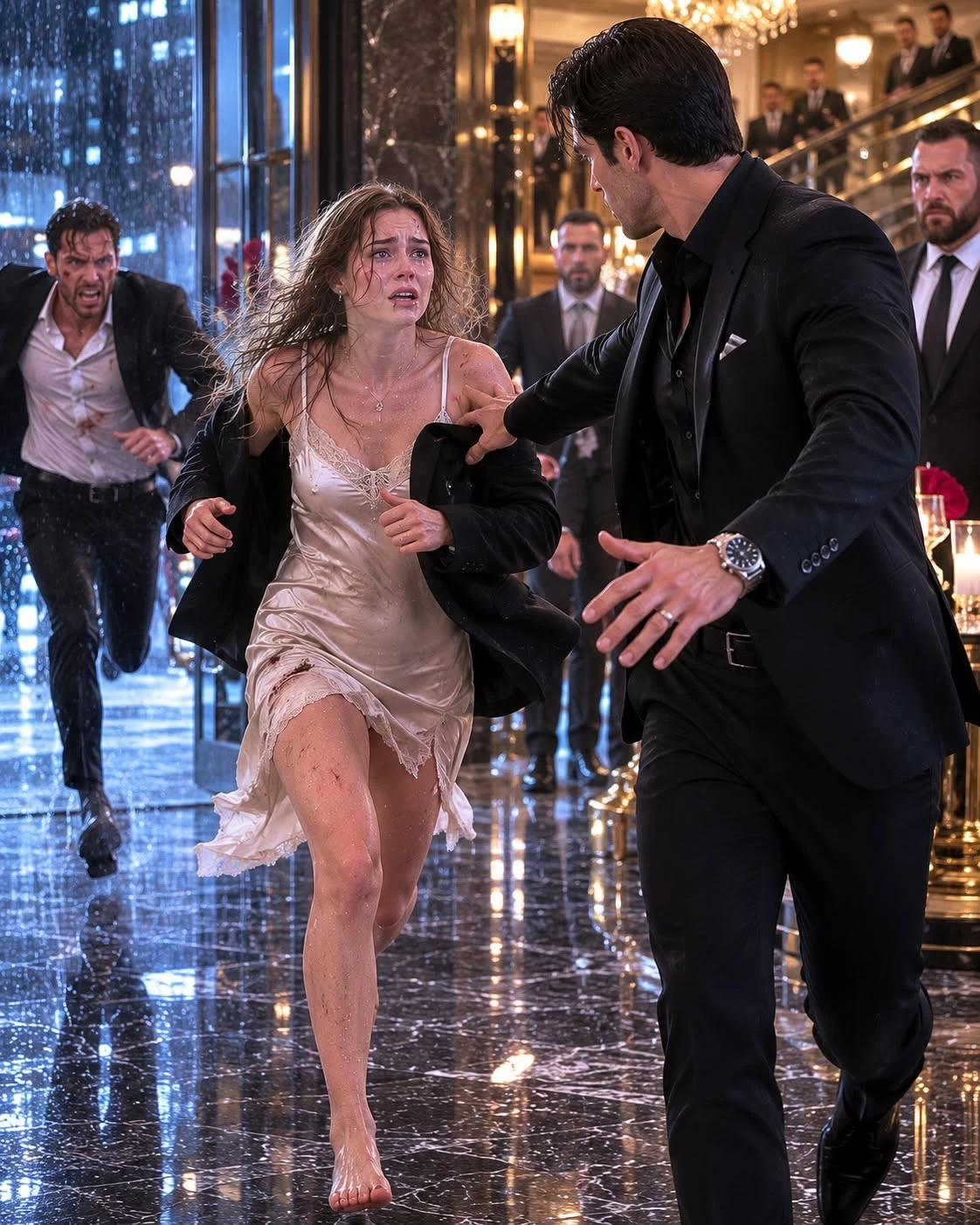 Cover of I Ran Barefoot Into a Mafia Boss’s Club to Escape My Abusive Boyfriend—Then a Childhood Photo Exposed the Secret He’d Been Hiding for Years