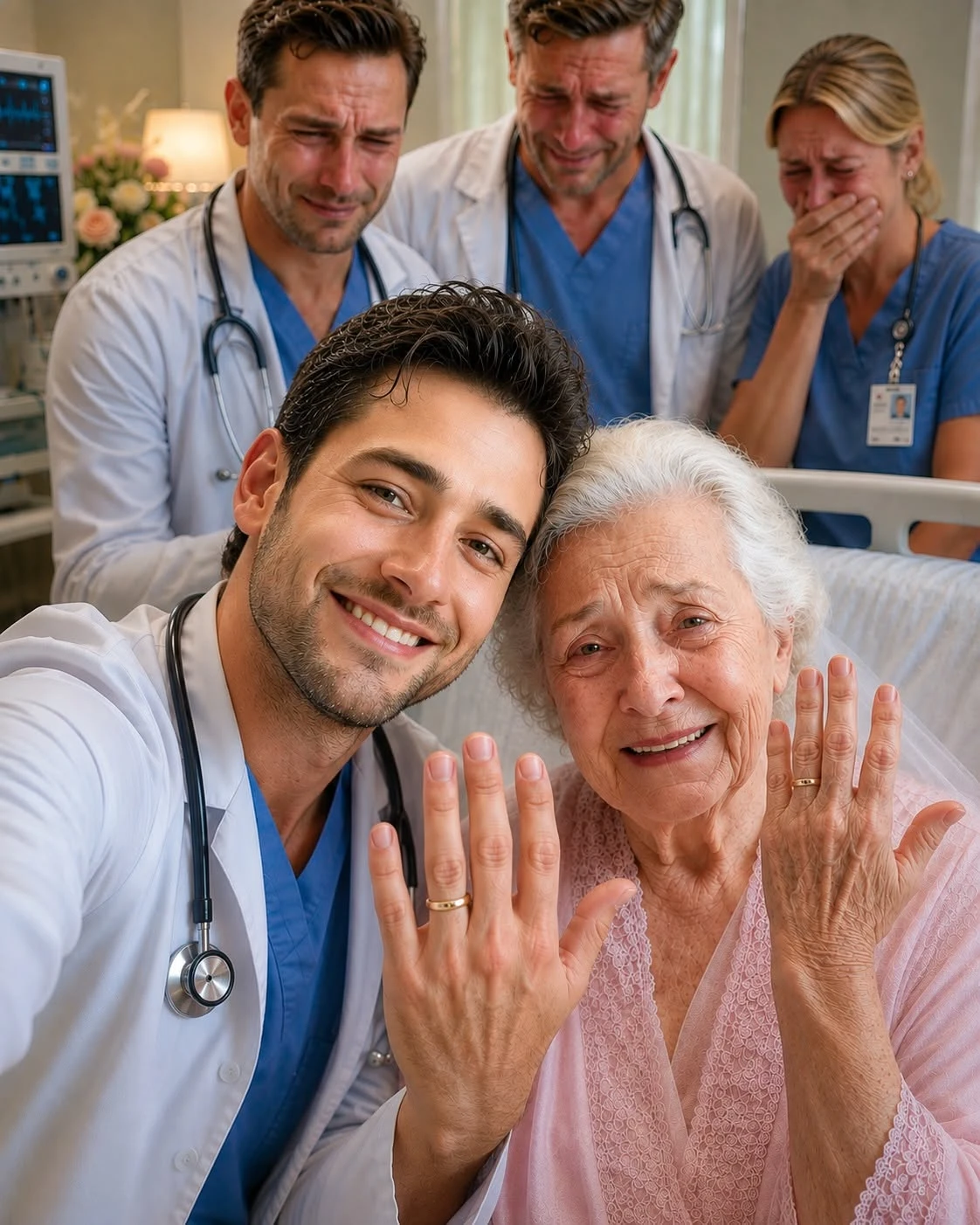 Cover of The Hospital Wedding That Uncovered My Real Family