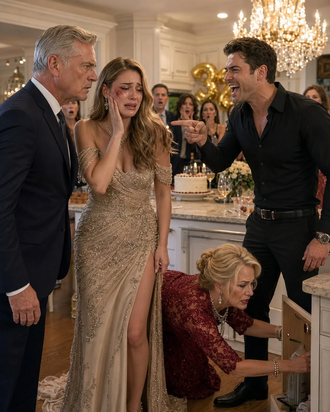 Cover of My Husband Slapped Me at My Birthday Party—Then His Mother Crawled Under My Sink to Hide the Evidence That Could Destroy Them Both