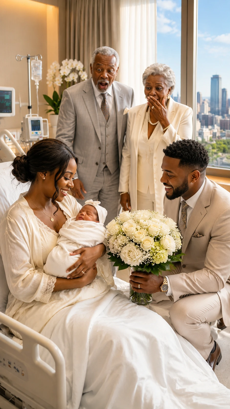 The Morning After I Gave Birth, My Mother Rejected My Newborn—and My Father Demanded My Inheritance Before the Baby’s Father Walked In.105
